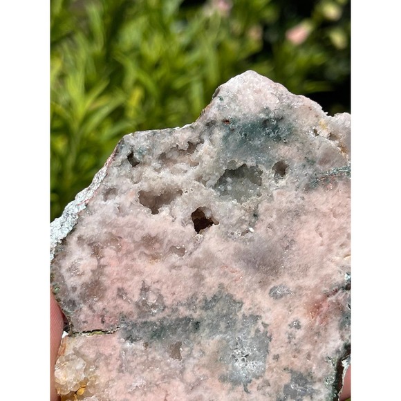 Pink Amethyst on Stand | Druzy Pink Amethyst Slab - Picture 7 of 9